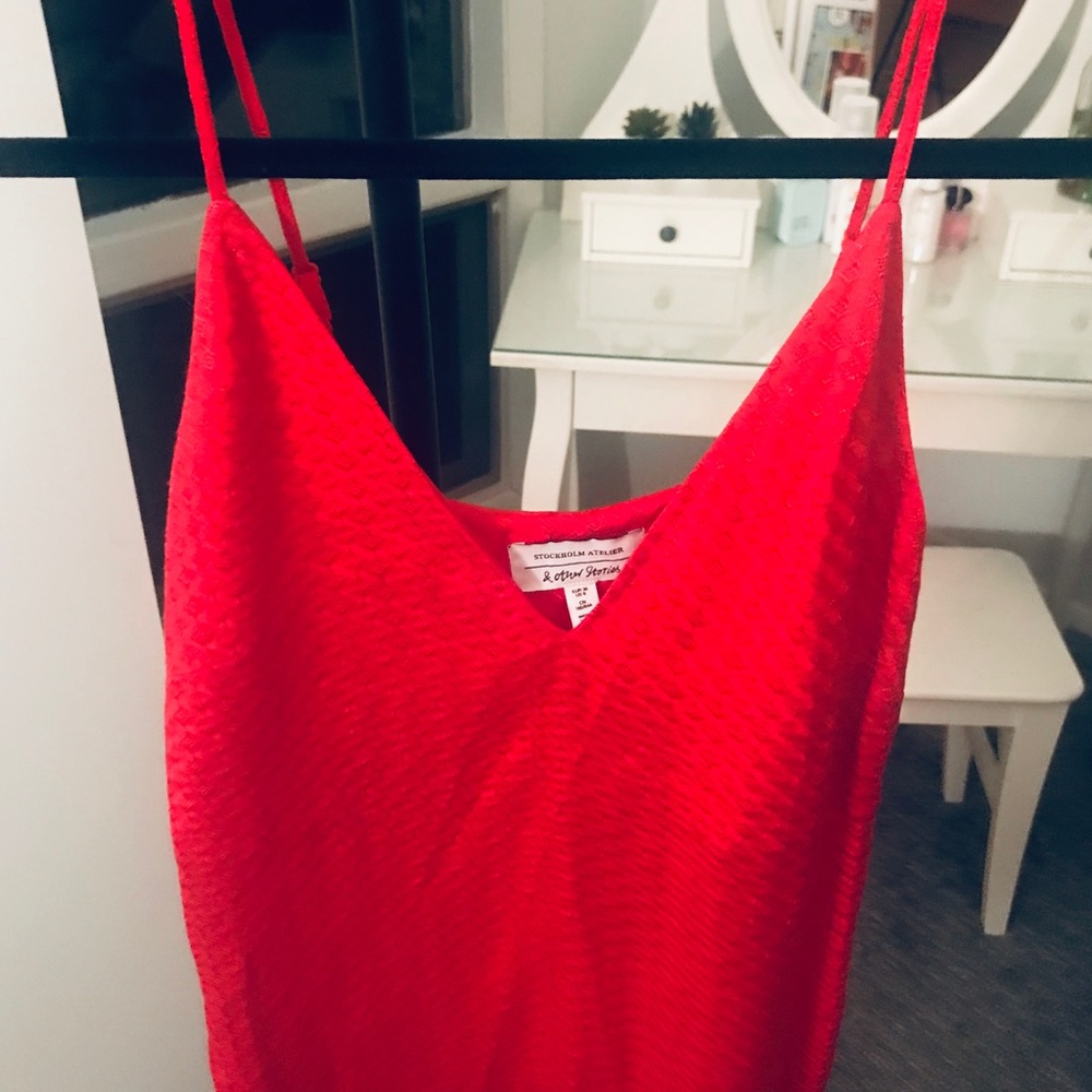 & Other Stories scarlet tank top, XS, NWOT